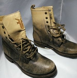 Frye Veronica Combat Boots
